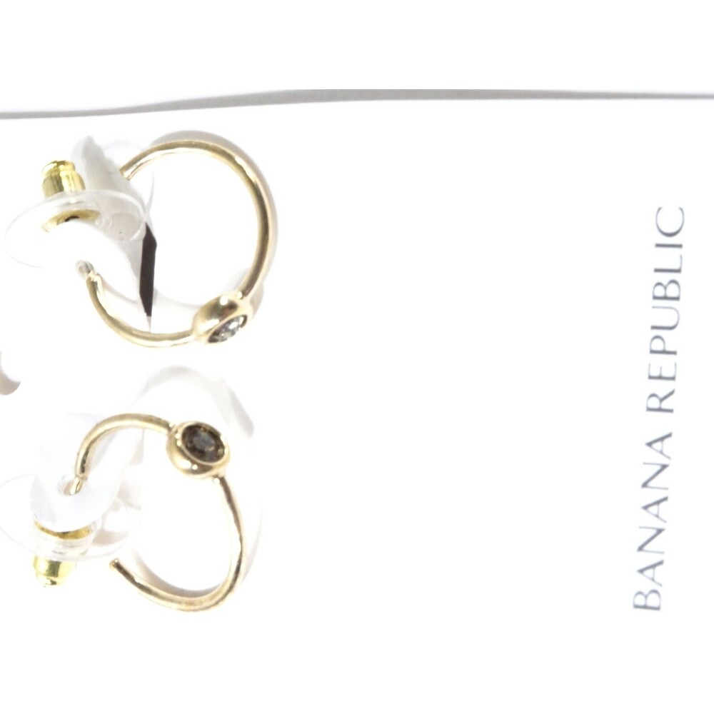 J.Crew Women's Knotted Earrings 22.50 Style EC726 Banana Republic Hoop earrings - Picture 8 of 10